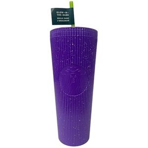 Starbucks Purple Glow-in-the-Dark Tumbler Halloween